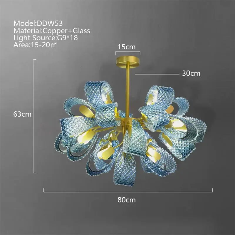 Textured turquoise blue glass luxury wall sconce pair for bedroom