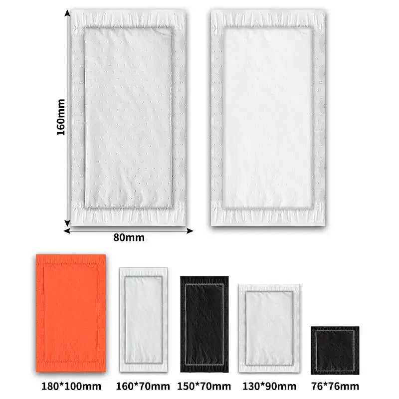 Textured white silicone kitchen absorbent pads 100pcs