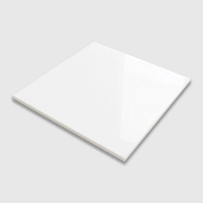 Thassos White Extra Polished Marble Tiles 12x12