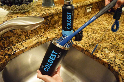 The Water Bottle Brush: 3 Tools in 1