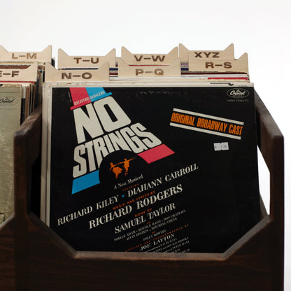 The Vinyl Record Dividers – Solid Wood Organizers