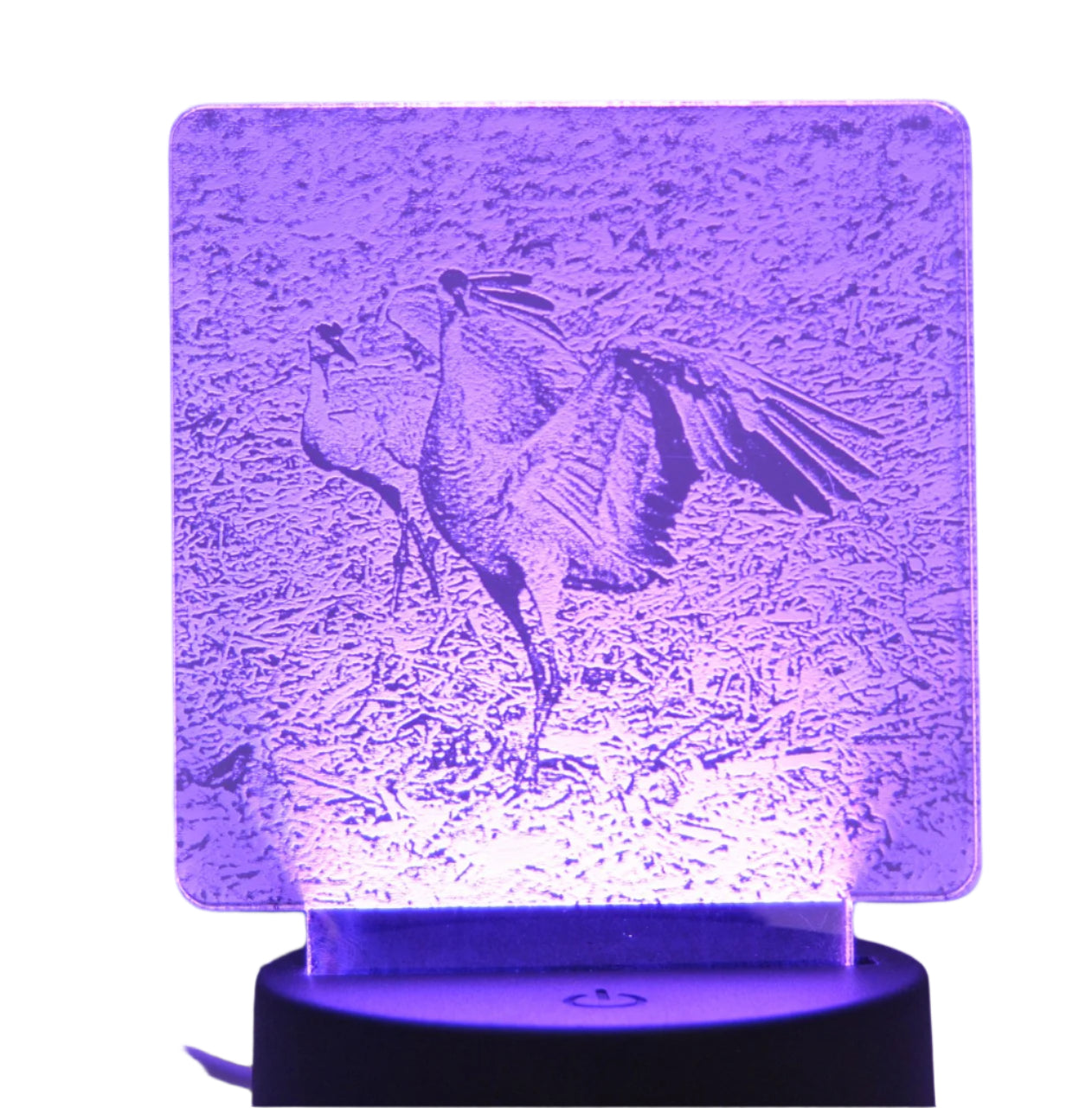 Crane Engraved Acrylic Decor | RCK Creations & More