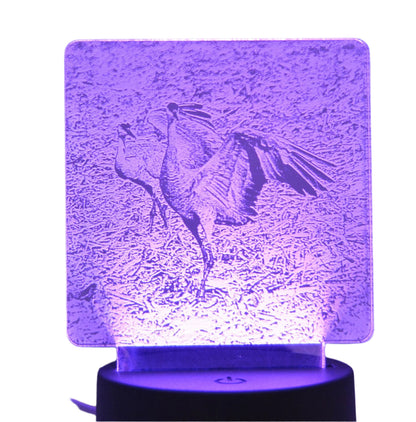 Crane Engraved Acrylic Decor | RCK Creations & More