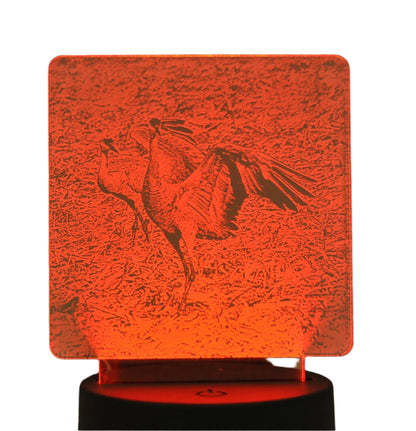 Crane Engraved Acrylic Decor | RCK Creations & More