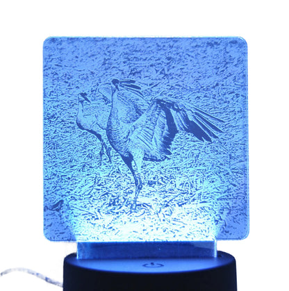 Crane Engraved Acrylic Decor | RCK Creations & More