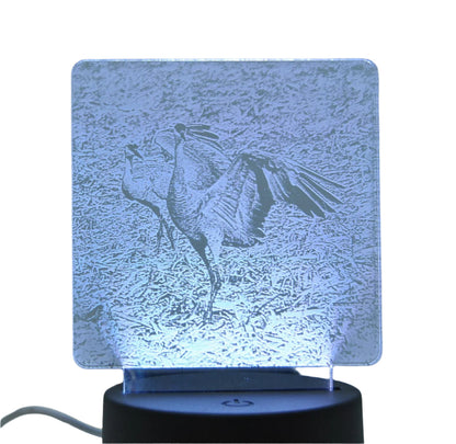 Crane Engraved Acrylic Decor | RCK Creations & More
