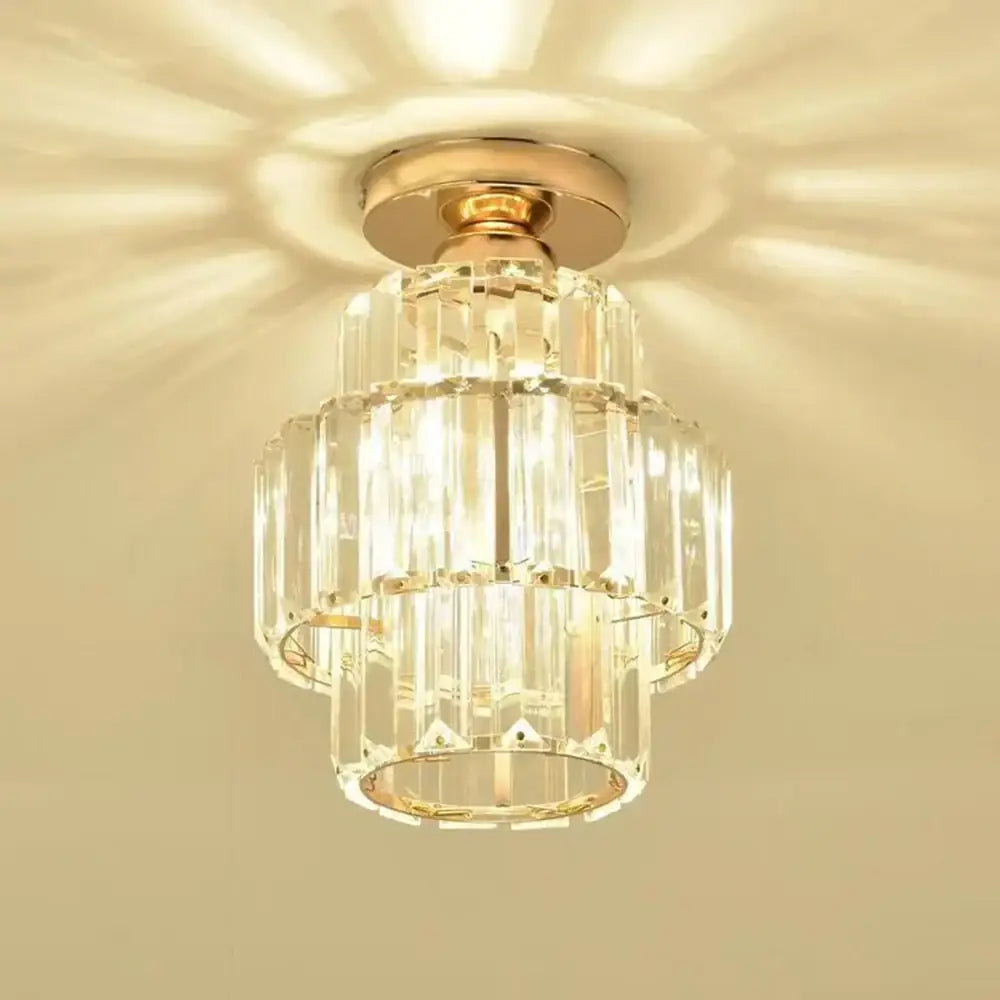 Tiered black gold minimalist led chandelier kitchen light