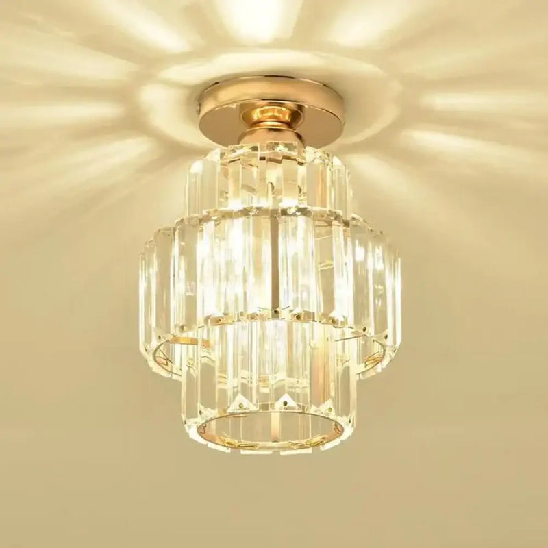 Tiered black gold minimalist led chandelier kitchen light