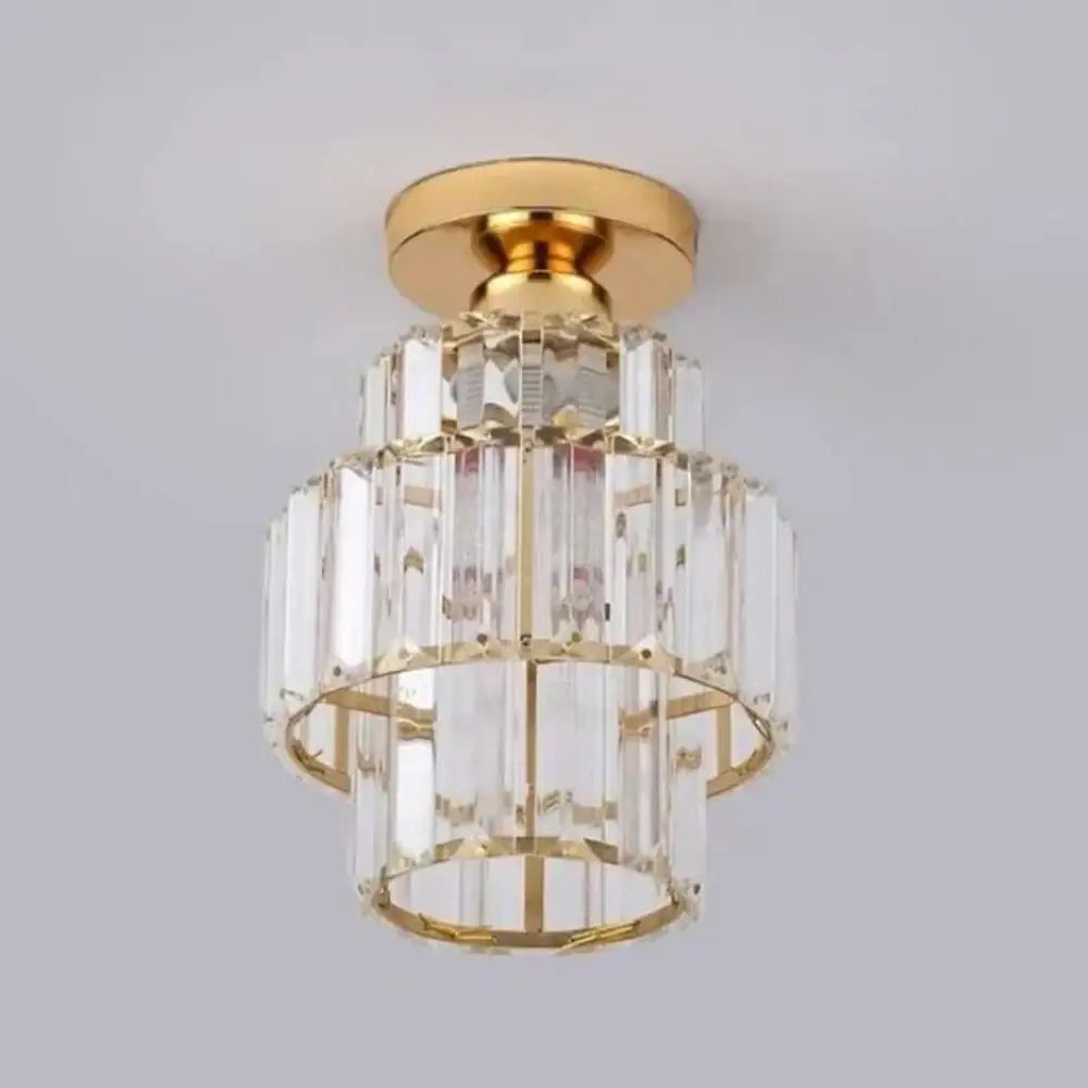 Tiered black gold minimalist led chandelier kitchen light