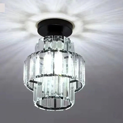 Tiered black gold minimalist led chandelier kitchen light
