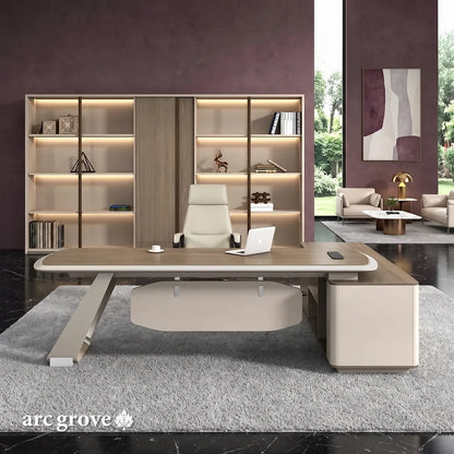 Tiller · Modern Executive L-Shaped Desk