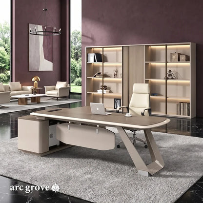 Tiller · Modern Executive L-Shaped Desk