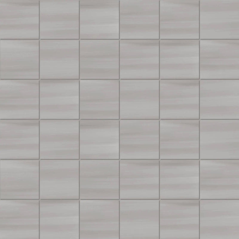 Miami Titanium Mosaic A Concrete Look Porcelain Mosaics 12x12
