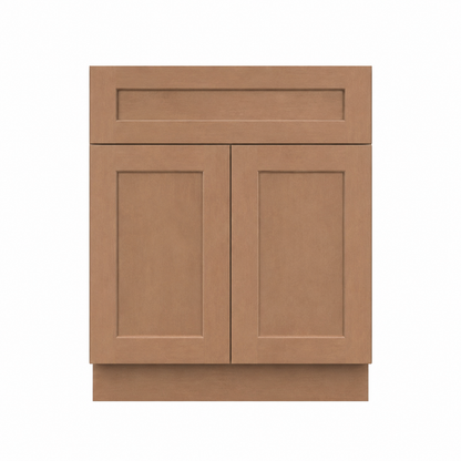 24 Inch Toffee Shaker Single Sink Bathroom Vanity