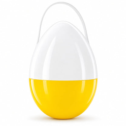 Giant Jumbo Large Size White and Yellow Chick Plastic Easter Egg 10 Inches