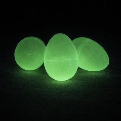 Set of 24 Large Glow in the Dark Easter Eggs Fillable Plastic Eggs for Night Egg Hunt 3.15 Inches