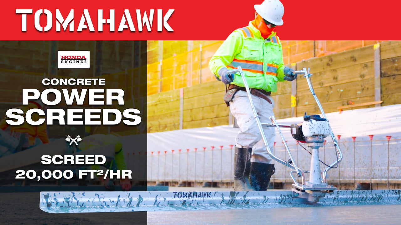 PRO Series Magnesium Power Screed Concrete Finishing Blade (Choose 4ft, 6ft, 8ft, 10ft, 12ft, 14ft, 16ft)