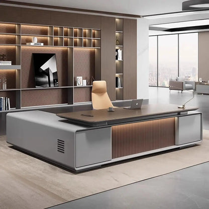 Twilley · Modern L-Shaped Executive Desk