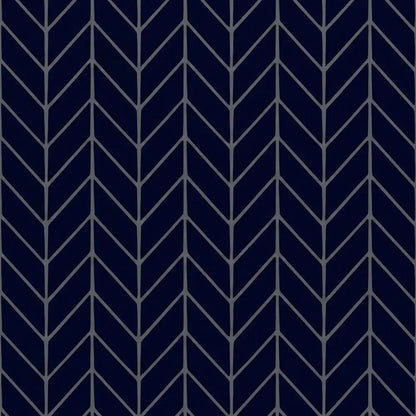 Obsidian Crackled Chevron Ceramic Tiles 2x6