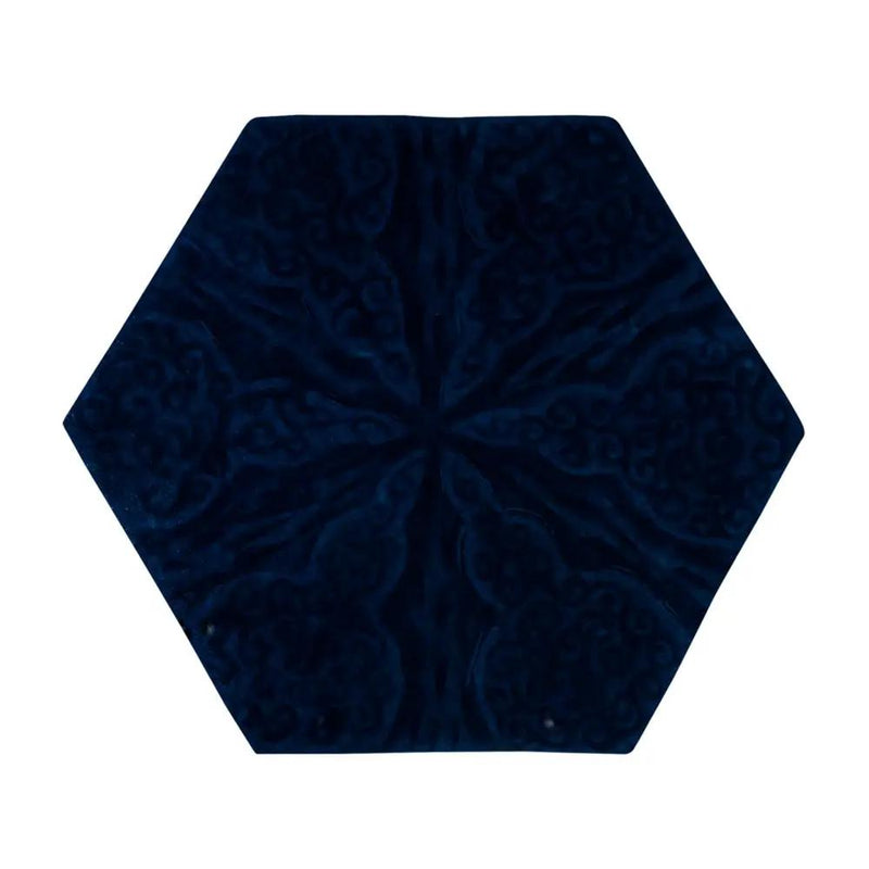 Obsidian Crackled Lantana Ceramic Tiles 4 3/16