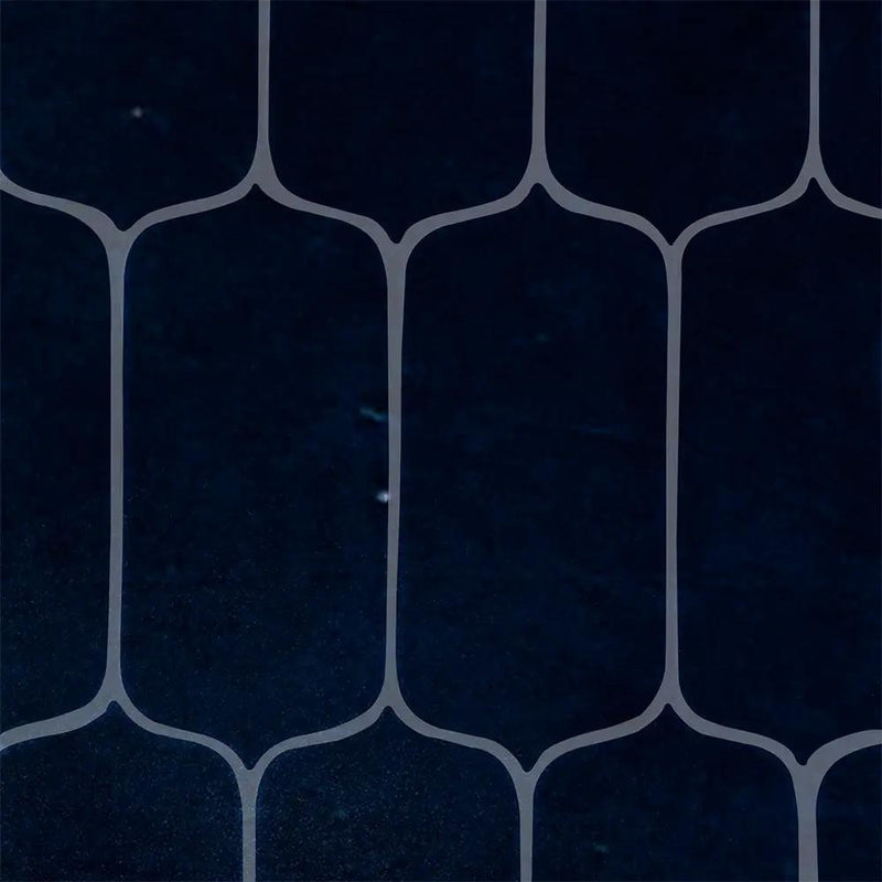 Obsidian Crackled Tear Field Ceramic Tiles 3 5/8x8