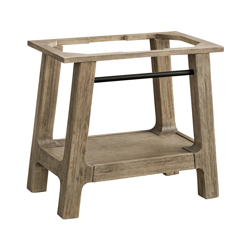 James Martin Auburn 31.5" Console Base, Weathered Timber