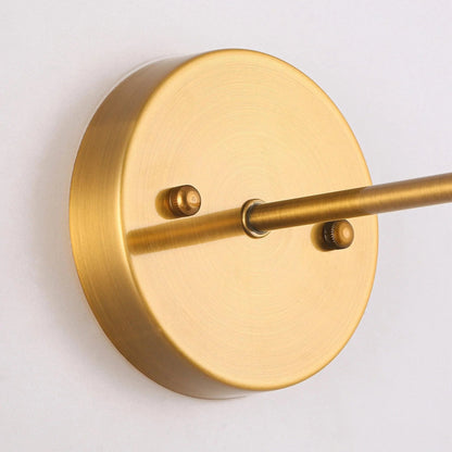 Traditional 1-Light Golden Wall Light