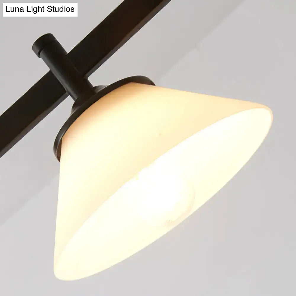 Traditional black 3 light fixture kitchen island e26 e27 bulb base