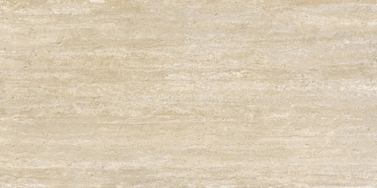Trail Vein Cut Beige Anti-Slip Grip Travertine Look Porcelain Tiles 12x24