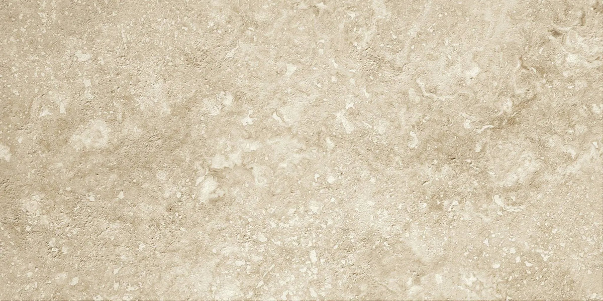 Trail Cross Cut Beige Travertine Look Porcelain Tiles 12x24