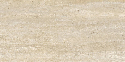 Trail Vein Cut Beige Travertine Look Porcelain Tiles 12x24