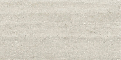 Trail Vein Cut Grey Travertine Look Porcelain Tiles 12x24