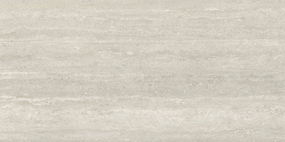 Trail Vein Cut Grey Travertine Look Porcelain Tiles 24x48