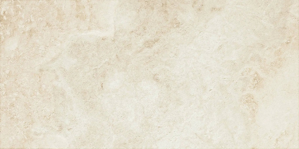 Trail Cross Cut Ivory Travertine Look Porcelain Tiles 12x24