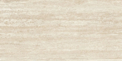 Trail Vein Cut Ivory Travertine Look Porcelain Tiles 24x48