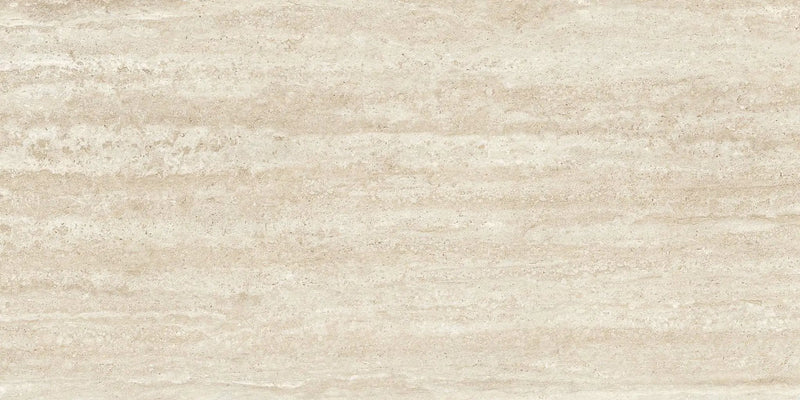 Trail Vein Cut Ivory Travertine Look Porcelain Tiles 24x48
