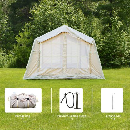 Trailora 4-Season Outdoor 4-6 People Inflatable Blow Up Camping Tent With Air Pump (SAK46821)