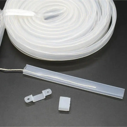 Translucent silicone tube strip light diffuser for living room lighting