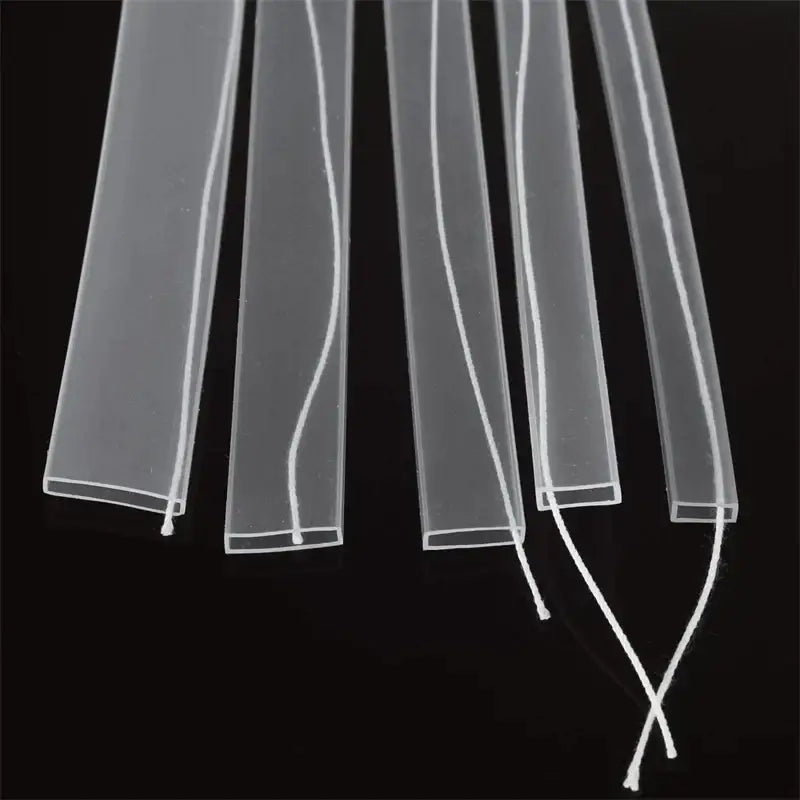 Translucent silicone tube strip light diffuser for living room lighting