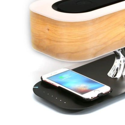 Tree Table Lamp - Bluetooth Speaker & Wireless Charger