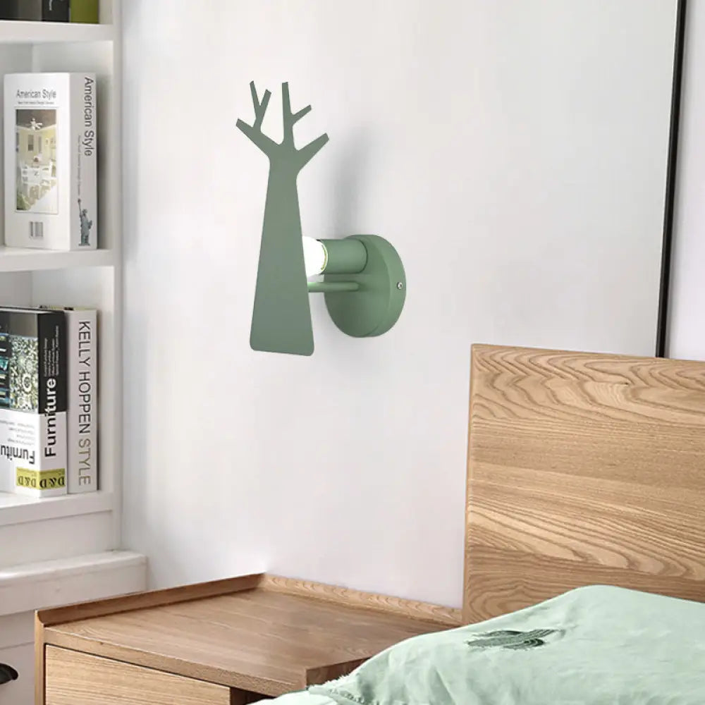 DecorBites™ Tree Wall Mount Light - Nordic Macaron Style - Green/Grey/White - Bedroom Lighting