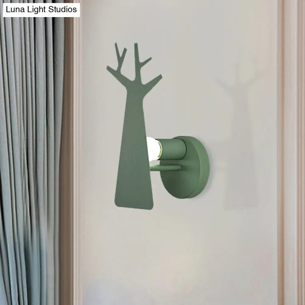 DecorBites™ Tree Wall Mount Light - Nordic Macaron Style - Green/Grey/White - Bedroom Lighting