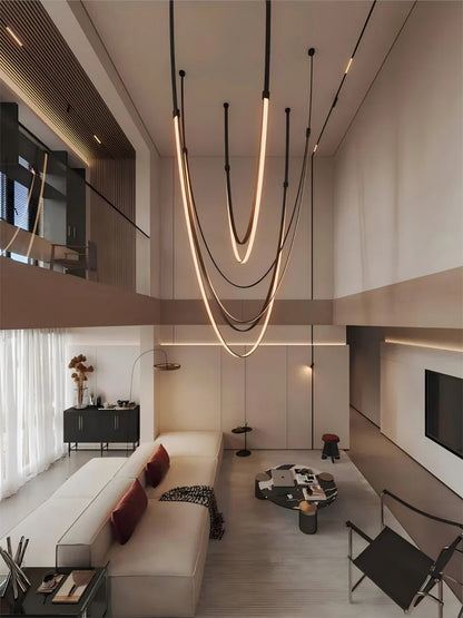 DecorBites™ Trendy DIY Leather Belt LED Chandelier