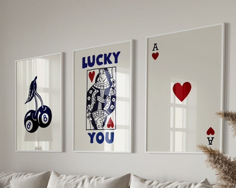 DecorBites™ Trendy Retro Wall Art Posters 3-Piece Set