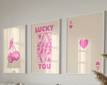 DecorBites™ Trendy Retro Wall Art Posters 3-Piece Set