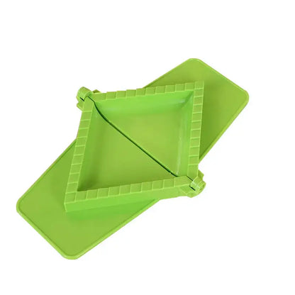 Triangle green blue & pink dumpling maker set kitchen tool