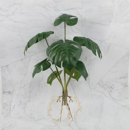 Tropical artificial plant wall set living room decorative foliage