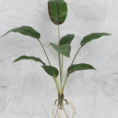 Tropical artificial plant wall set living room decorative foliage