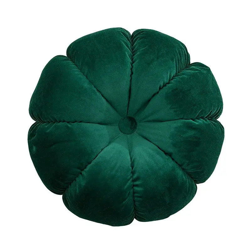 Tropical green ethnic print tassel cushion cover living room pillow