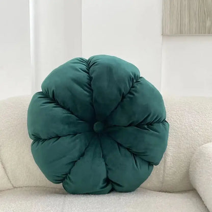 Tropical green ethnic print tassel cushion cover living room pillow